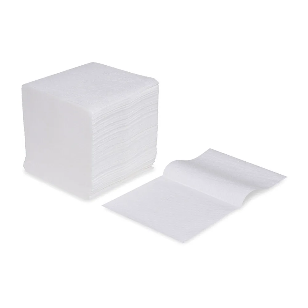 Faltwischtücher Putztücher Tissue Wischtücher 2-lagig weiß 10,5x21cm, 9000 Stk. – Bild 2