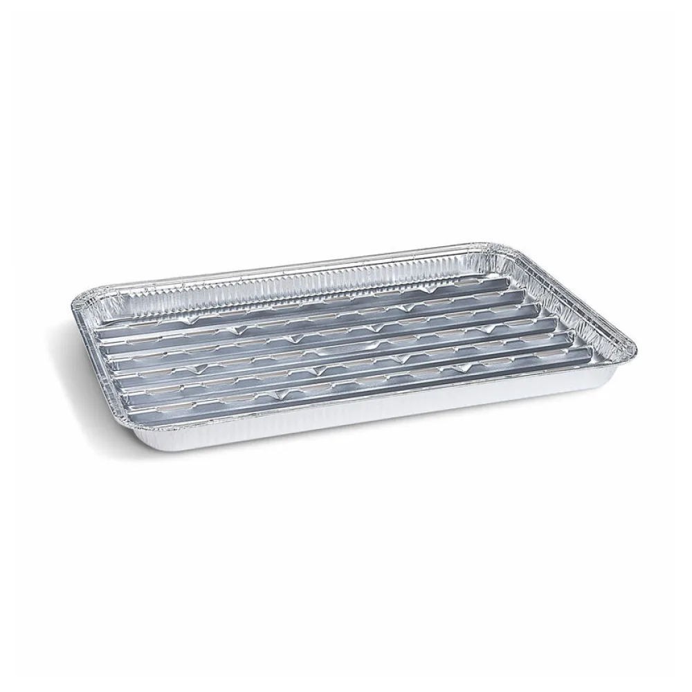Alu-Grillpfannen Grillschalen BBQ, 34.4 x 22.4cm, mehrfach verwendbar, 100 Stk – Bild 2