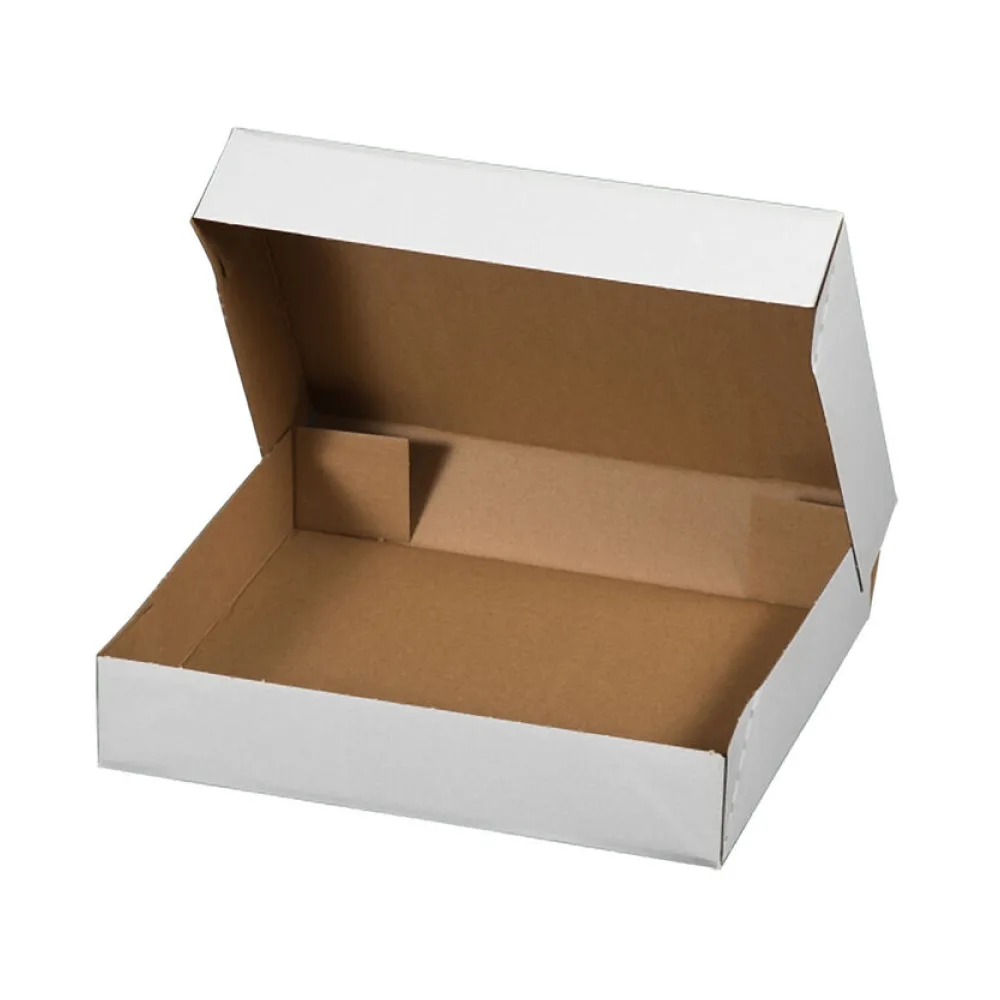 Faltbodenschachteln 600x400x200mm schnell aufzurichten und wiederverschließbar weiß – Bild 2