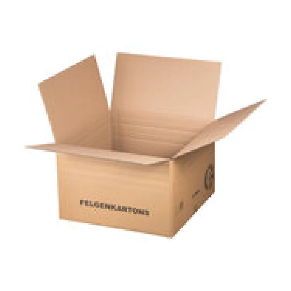 Felgenkarton für 21 Zoll - 575x575x(217)-365mm mit variabler Höhe 2-wellig