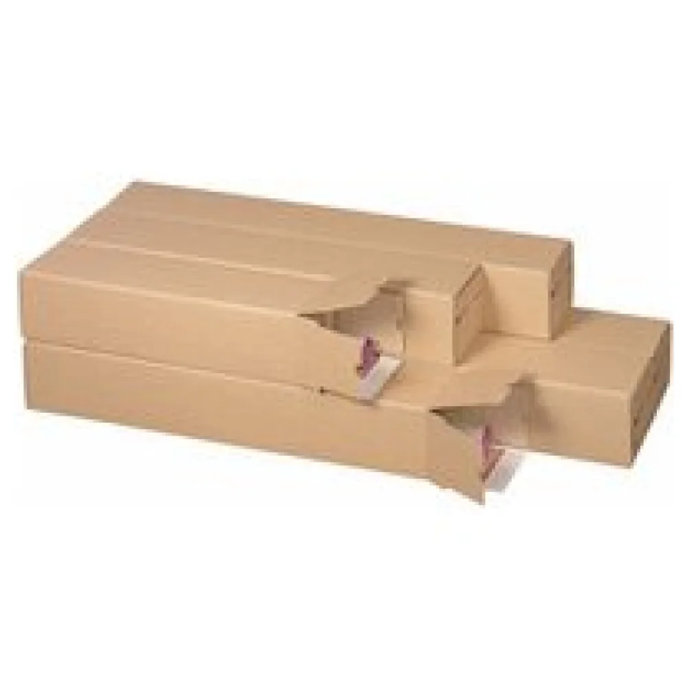 Versandhülsen 860x105x105mm PLAN BOX braun quadratisch mit Selbstklebeverschluss & Aufreißfaden – Bild 3