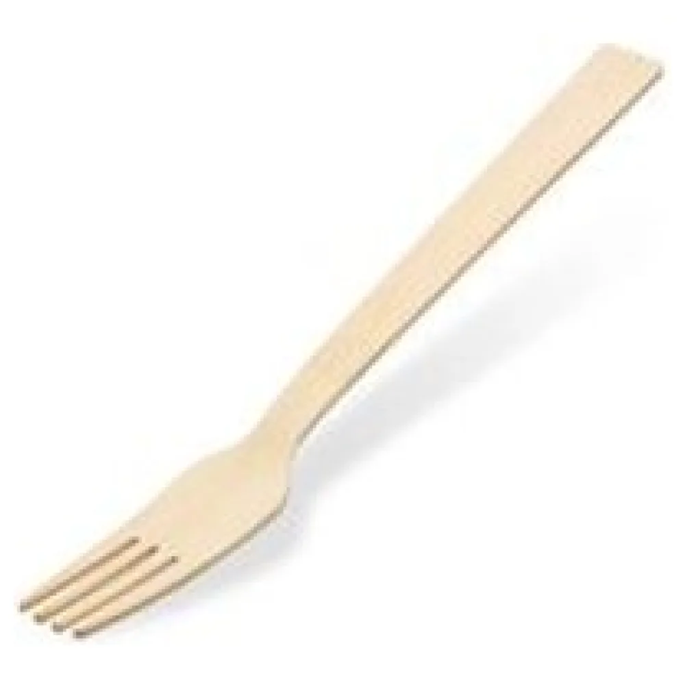 Bambusgabeln Gabeln aus Bambus 17 cm umweltfreundlich, 100 Stk. – Bild 3
