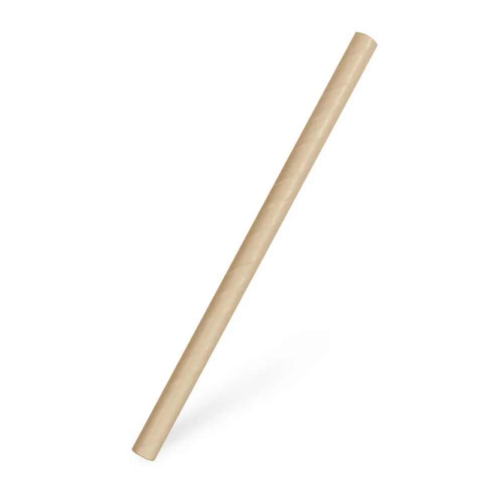 Papiertrinkhalme JUMBO kraft braun 150 mm O 8 mm, 100 Stk. – Bild 2
