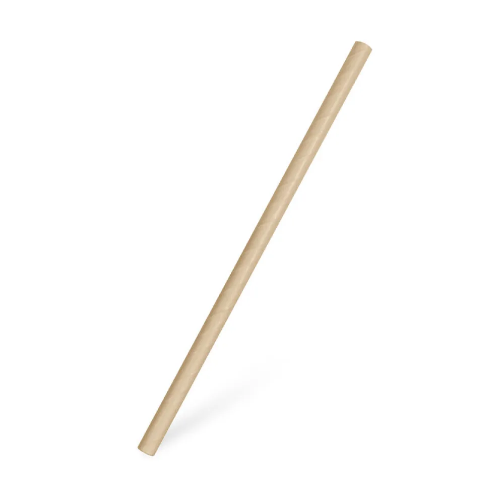 Papiertrinkhalme JUMBO kraft braun 200 mm O 8 mm, 100 Stk. – Bild 2