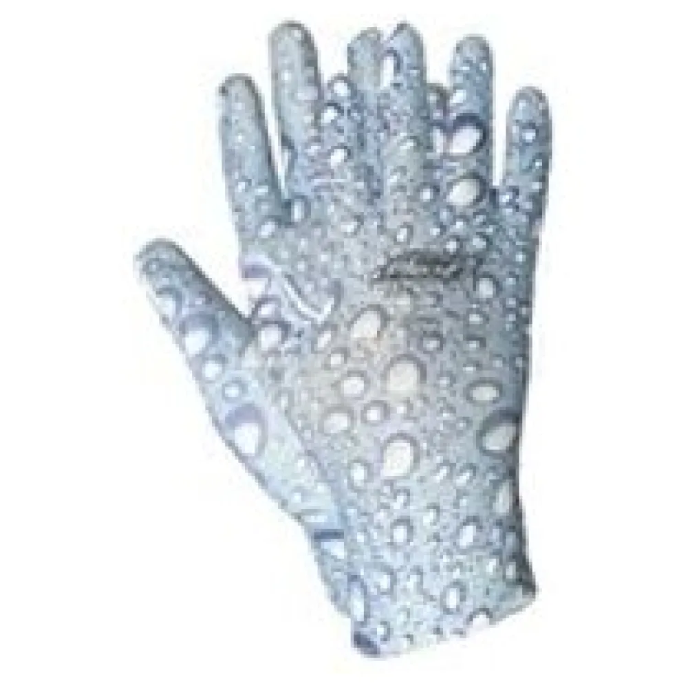 Arbeitshandschuhe, Montagehandschuhe Polyester - Polyurethan Größe S-7, Wassertropfen, 12 Paar – Bild 3