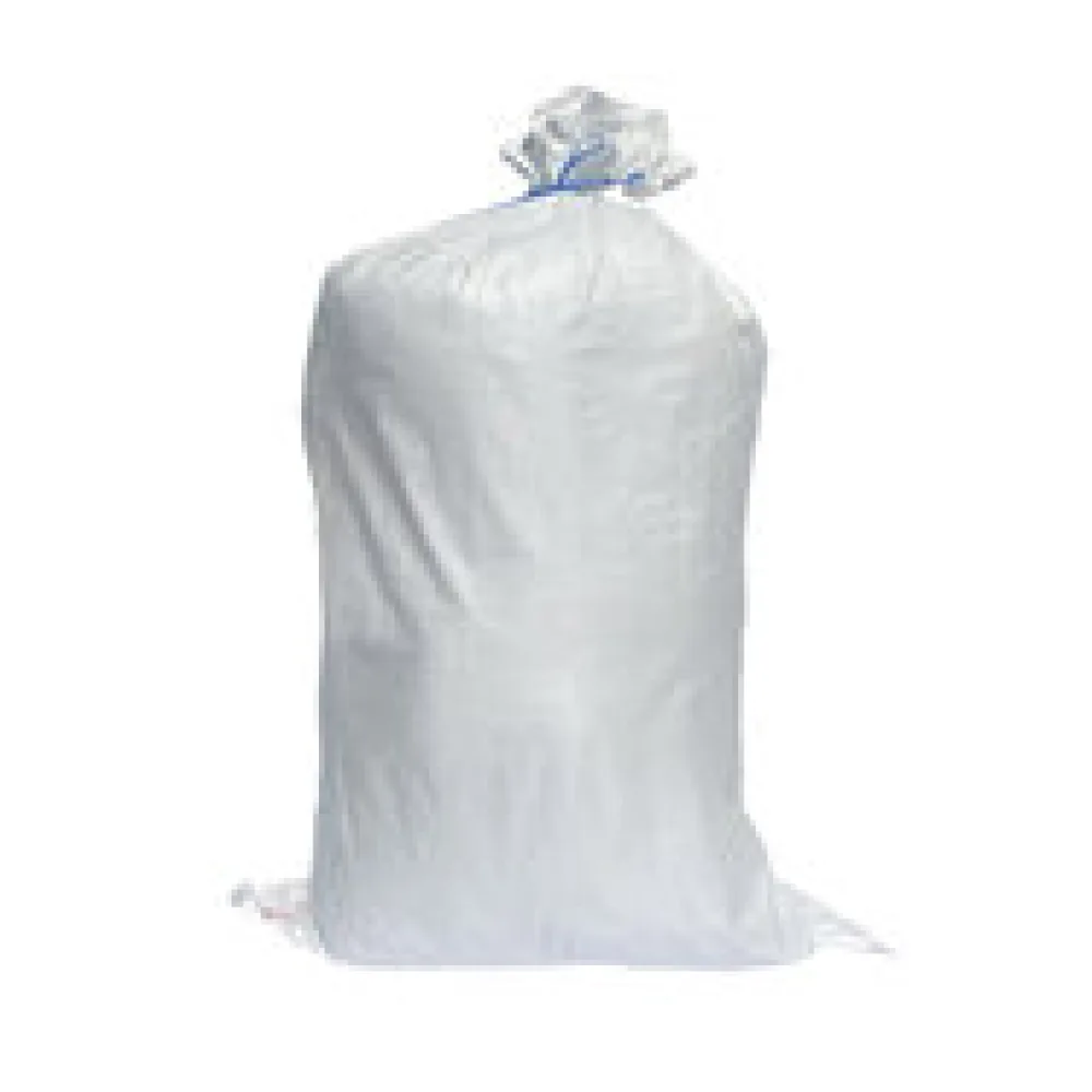 Schwerlastsack Gewebesack Hochwassersack Getreidesack Lagersack PP mit rotem Streifen 400 x 600 mm 15 kg weiss