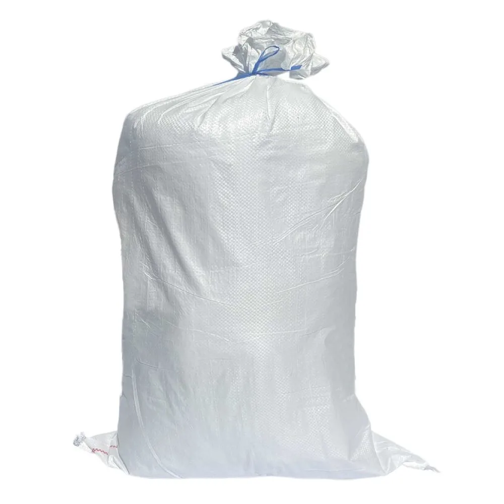 Schwerlastsack Gewebesack Hochwassersack Getreidesack Lagersack PP mit rotem Streifen 650 x 1050 mm 50 kg weiss – Bild 2
