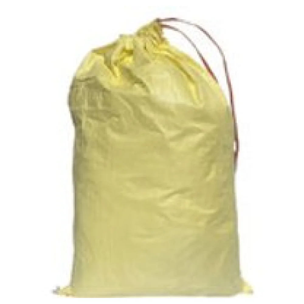 Schwerlastsack Gewebesack Hochwassersack Getreidesack Lagersack PP mit rotem Streifen, mit Band 500 x 800 mm 30kg gelb – Bild 3