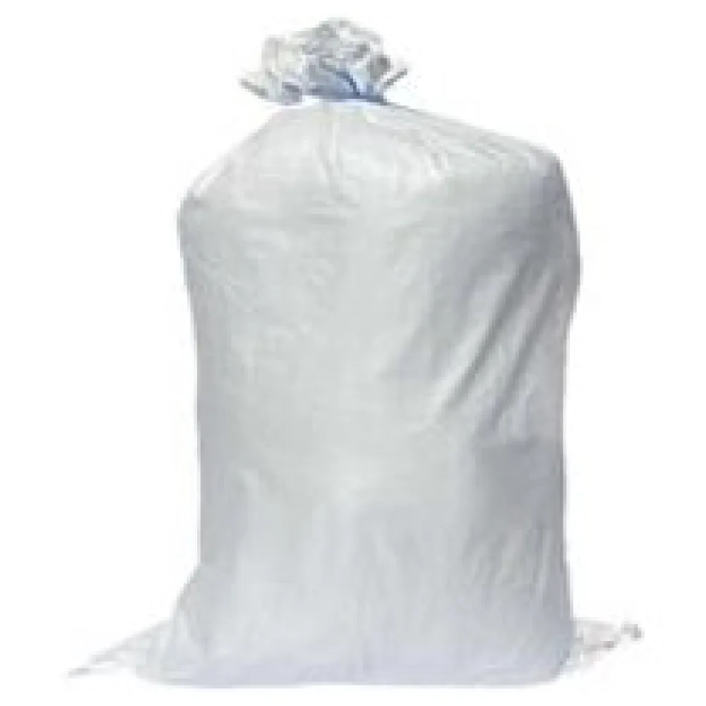 Schwerlastsack Gewebesack Laubsack Styroporsack Lagersack PP mit rotem Streifen 1300 x 1800 mm 230g weiss – Bild 3