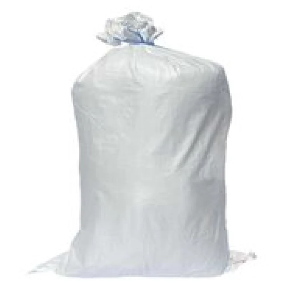Schwerlastsack Gewebesack Laubsack Styroporsack Lagersack PP mit rotem Streifen 1300 x 1800 mm 230g weiss