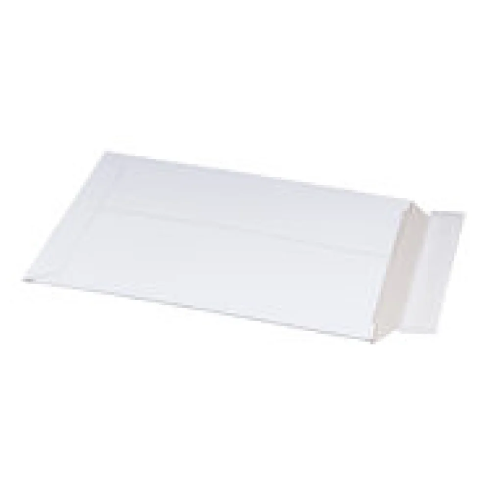 Vollpappe-Versandtasche 237x342mm stabile Vollpappe Selbstklebeverschluss A4+ weiß