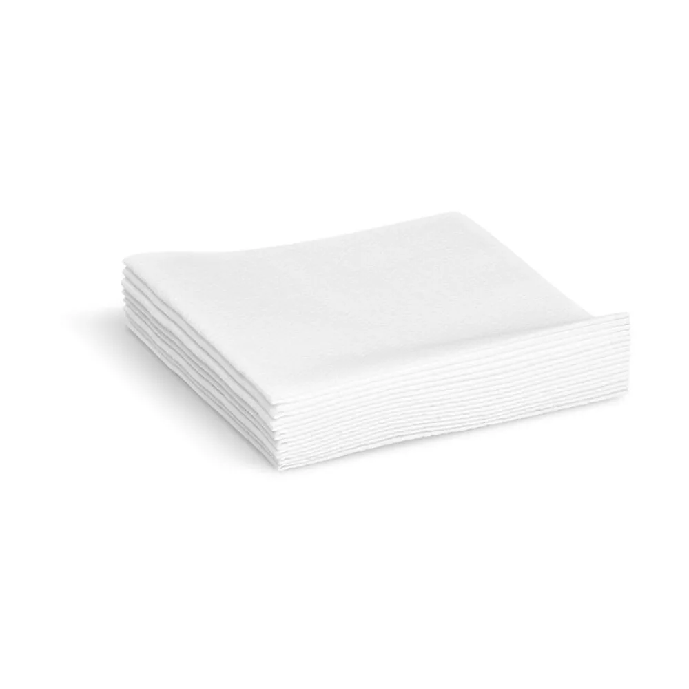 Serviette im Spenderkarton Premium Airlaid weiß 20x20 cm 1/4 -Falz stoffähnlich hochwertig , 100 Stk. – Bild 2