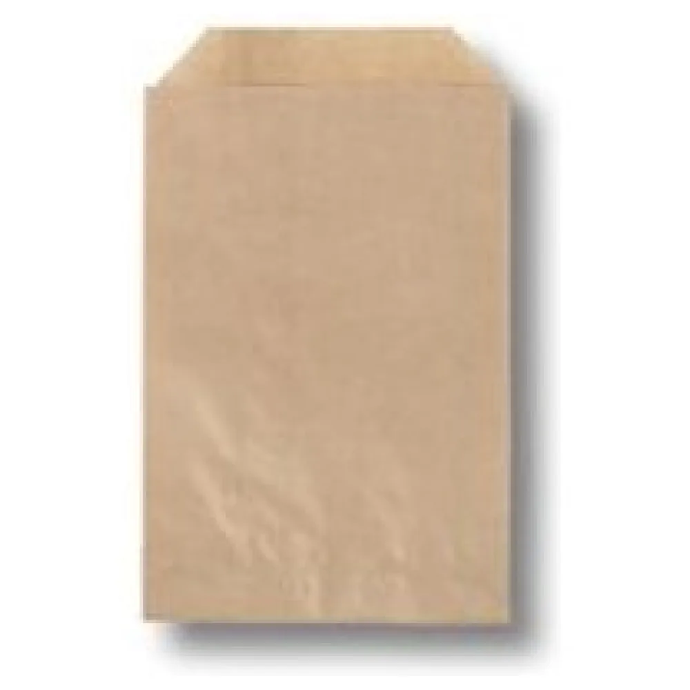 Papierbeutel braun unbedruckt 220 x 320 + 20 mm 40 g/m2 aus 100% Zellulose, 2000 Stk. – Bild 3
