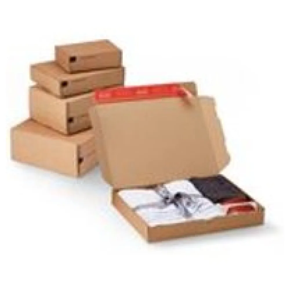 E-Commerce Modulboxen 325 x 216 x 96mm mit Selbstklebeverschluss & Aufreißfaden braun – Bild 3