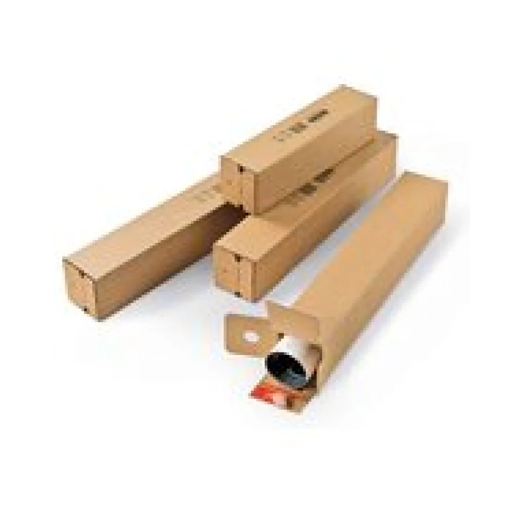 Planversandbox 455 x 115 x 115mm mit Selbstklebeverschluss & Aufreißfaden braun