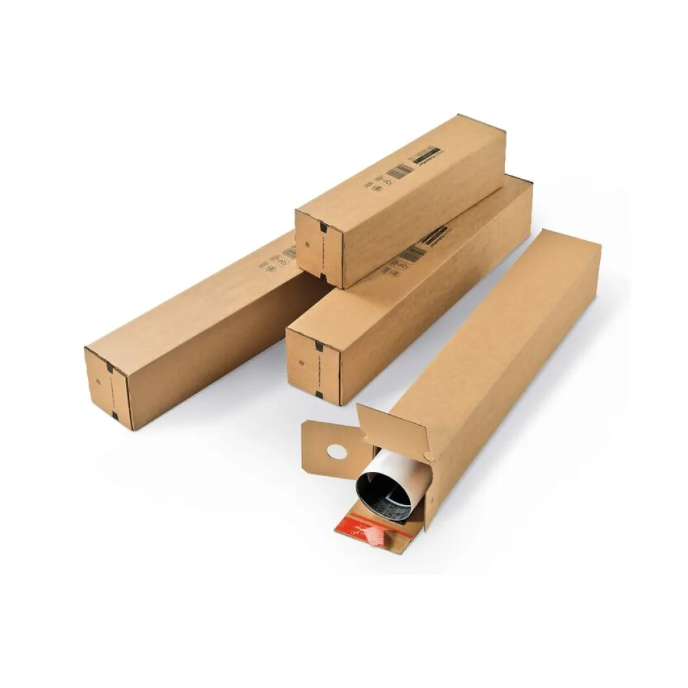 Planversandbox 885 x 115 x 115mm mit Selbstklebeverschluss & Aufreißfaden braun – Bild 2
