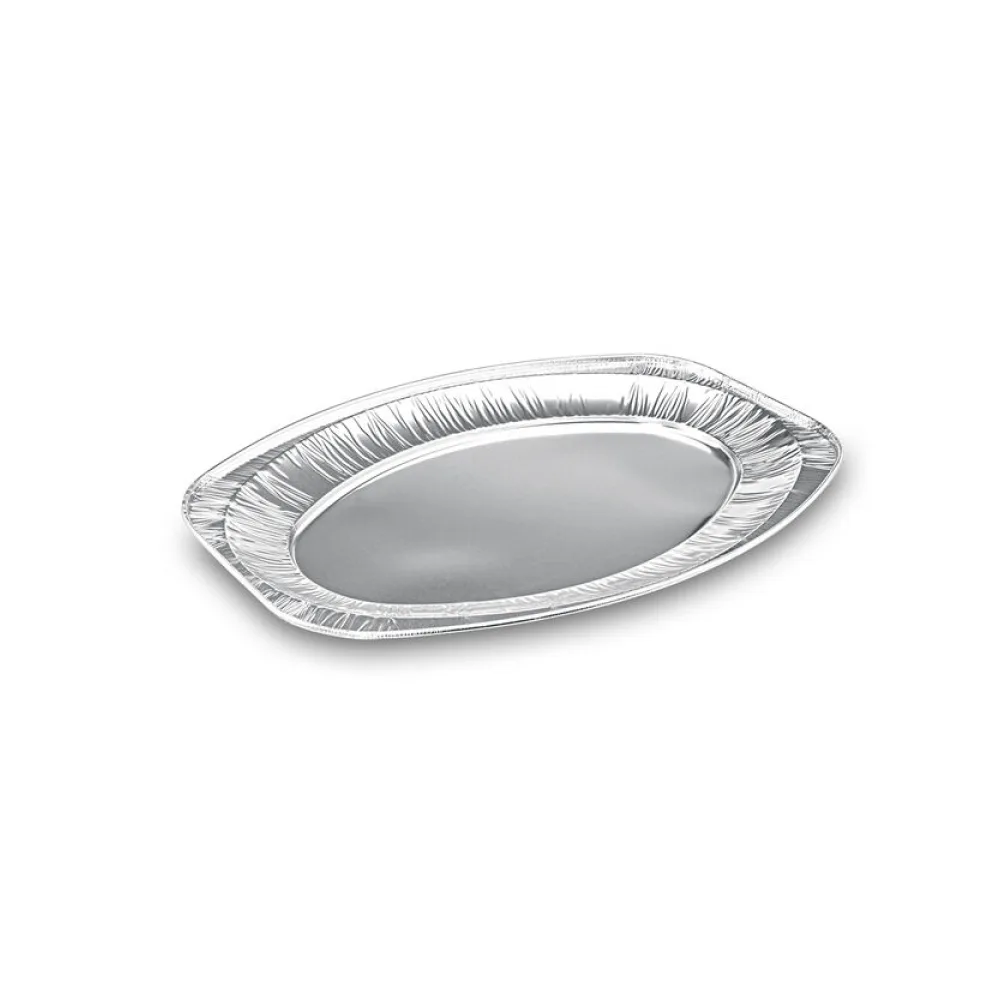 Alu-Catering-Platten Aluminium-Partyplatten Servierplatten 43 x 29 cmm, 10 Stk. – Bild 2