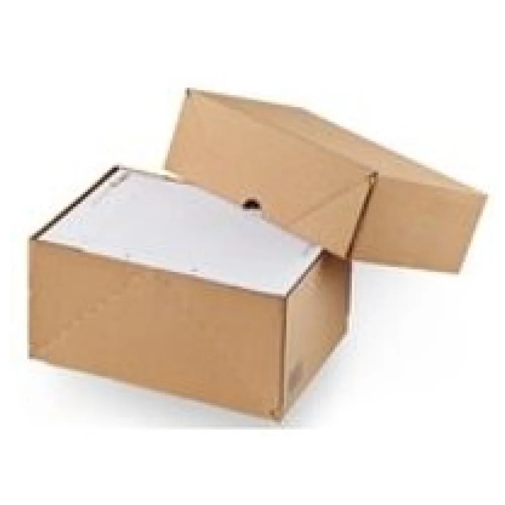 Aufrichtekarton Set Boden und Deckel für A4 - 311 x 227 x 102 mm, braun – Bild 3