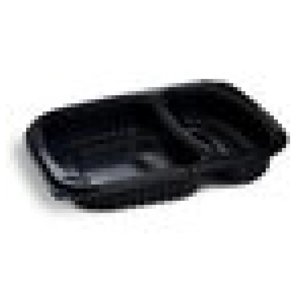 Mehrweg Menüschalen 2-geteilt 240 x 210 x 40 mm Mikrowellengeeignet schwarz 1100ml, 100 Stk. – Bild 4