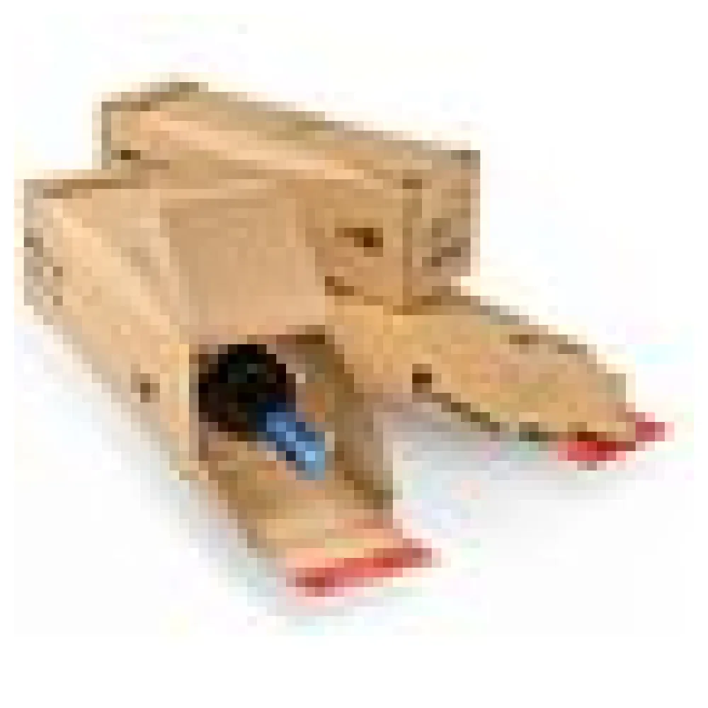 Flaschenversandkarton für 1 Flasche 362 x 115 x 115mm mit DHL Zertifizierung braun – Bild 4