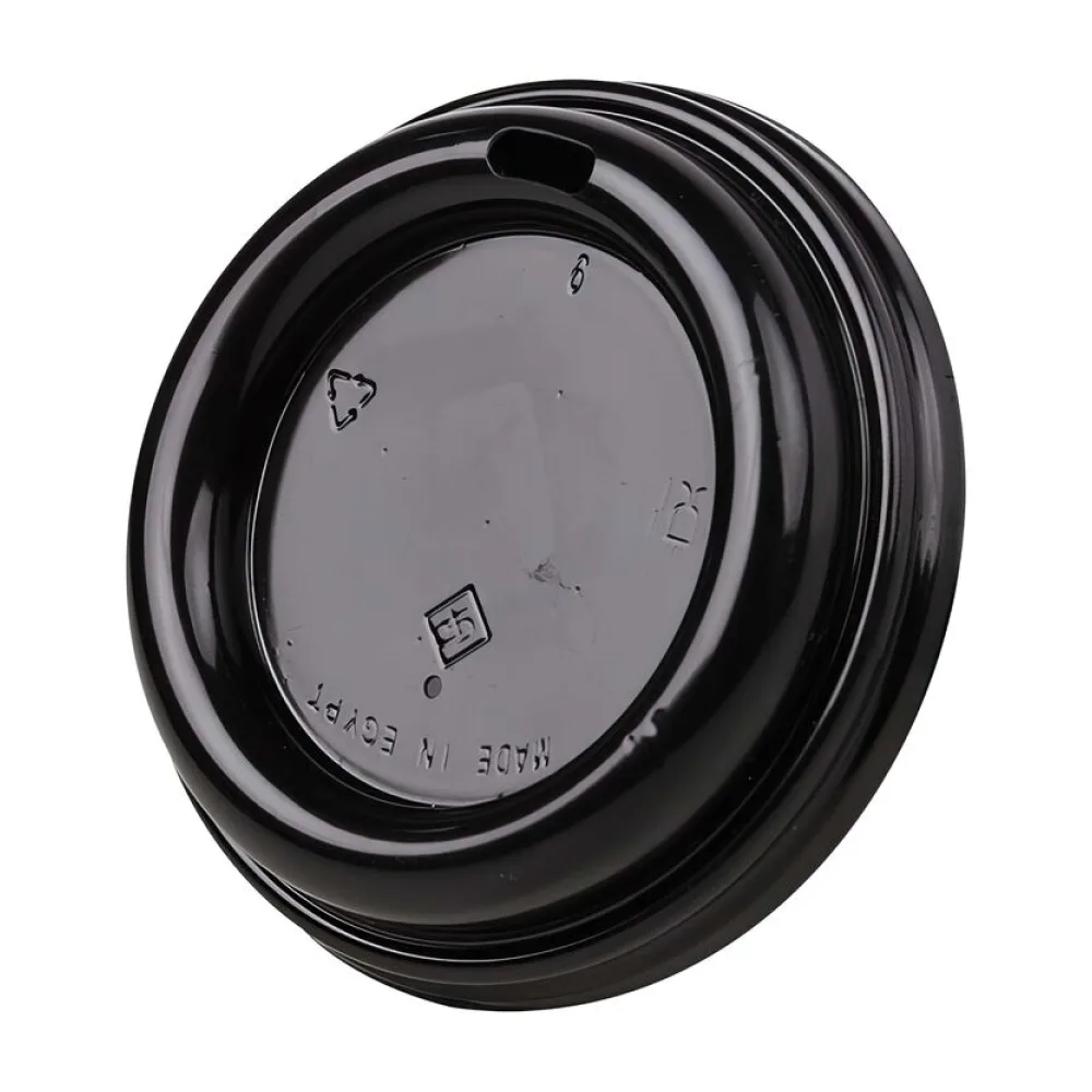 Domdeckel TUBE schwarz für Pappbecher COFFEE TO GO mit 90mm O, 50 Stk. – Bild 2