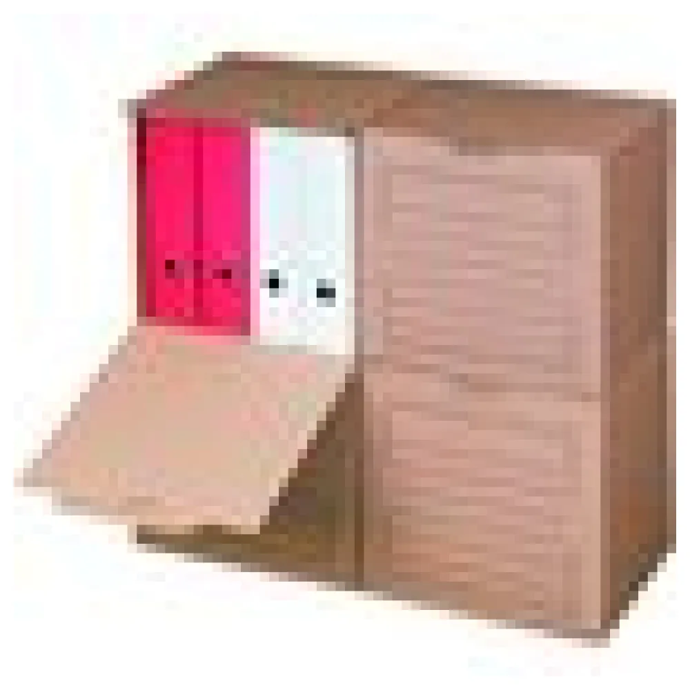 Archivboxen 334x297x330mm mit Frotklappe zur praktischen Befüllung in braun – Bild 4