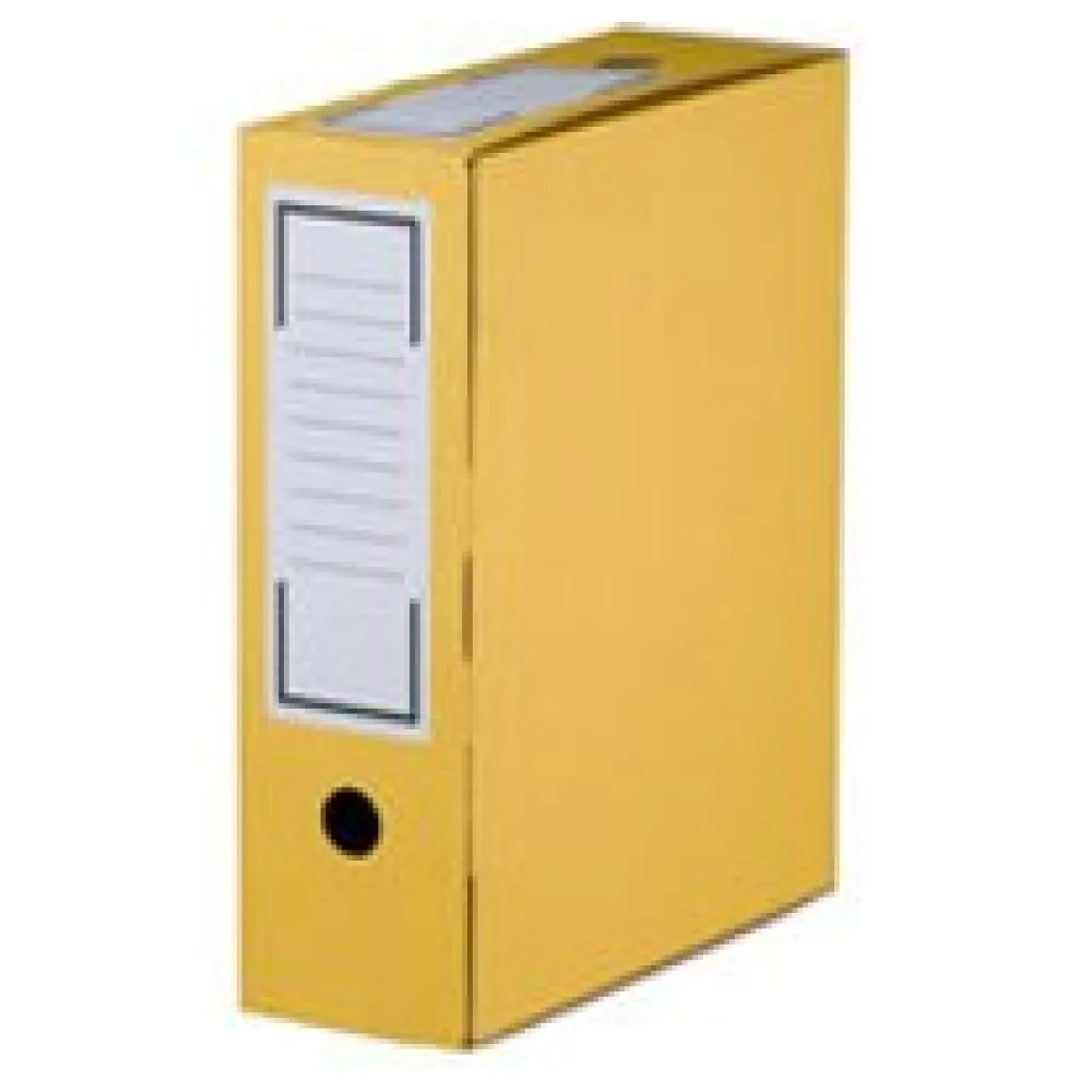 Archiv-Ablagebox 315x96x260mm, wiederverschließbar gelb – Bild 3