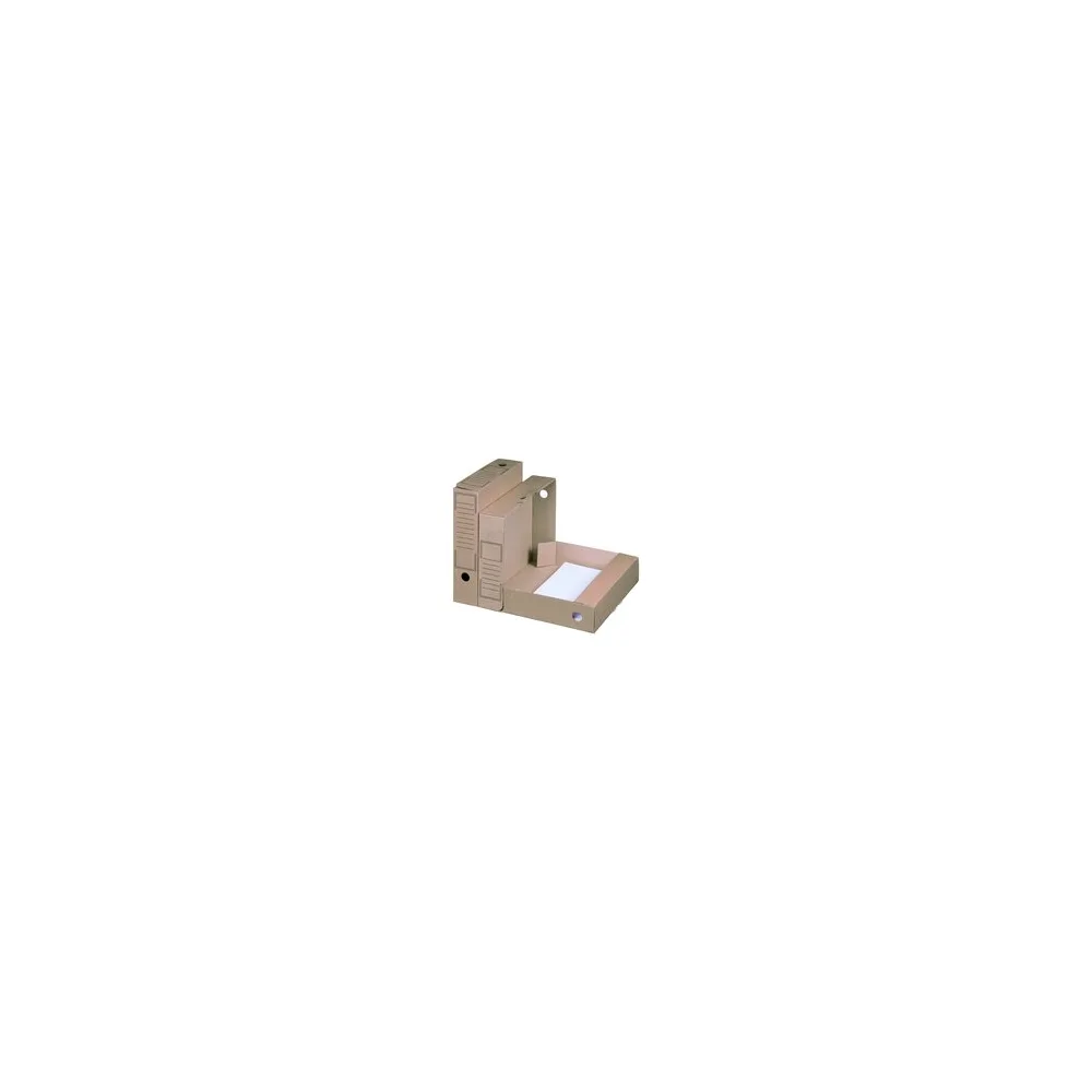 Archiv-Ablagebox 252x70x317mm wiederverschließbar braun