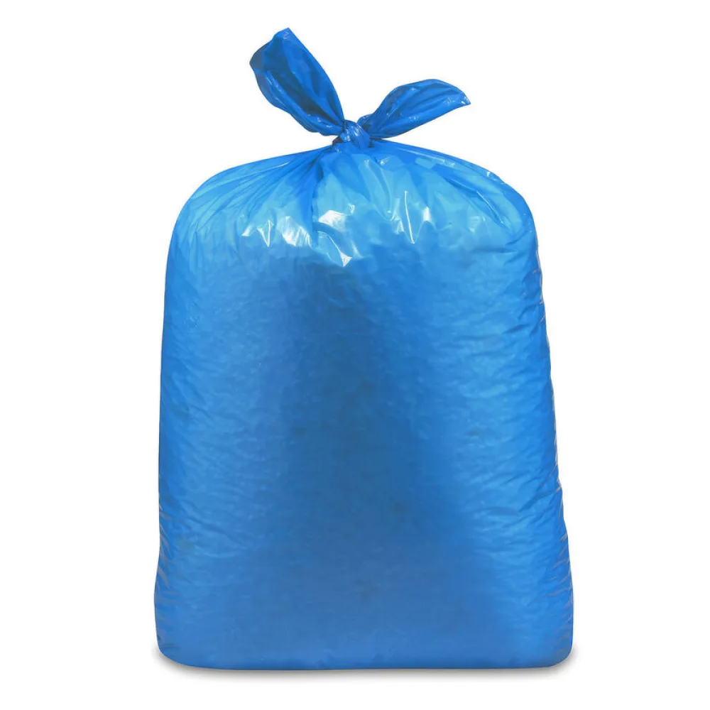 Müllsäcke 120 Liter 70 x 110 cm EXTRA STARK LDPE blau, 15 Stk. – Bild 2