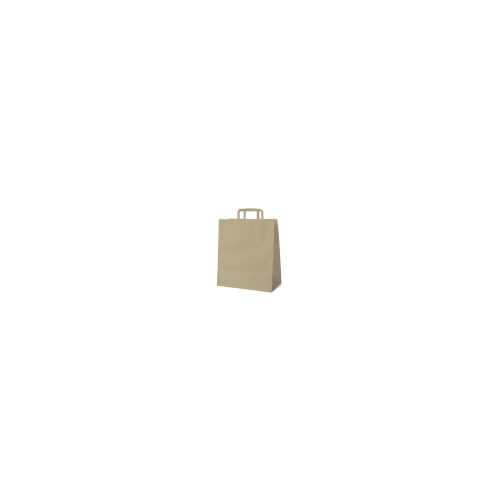 Papiertragetaschen 48 x 45 x 17 cm mit EAN-Code braun, 200 Stk.