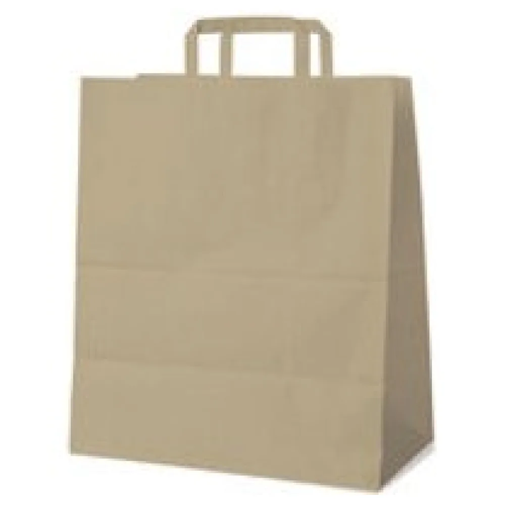 Papiertragetaschen 48 x 45 x 17 cm mit EAN-Code braun, 200 Stk. – Bild 3