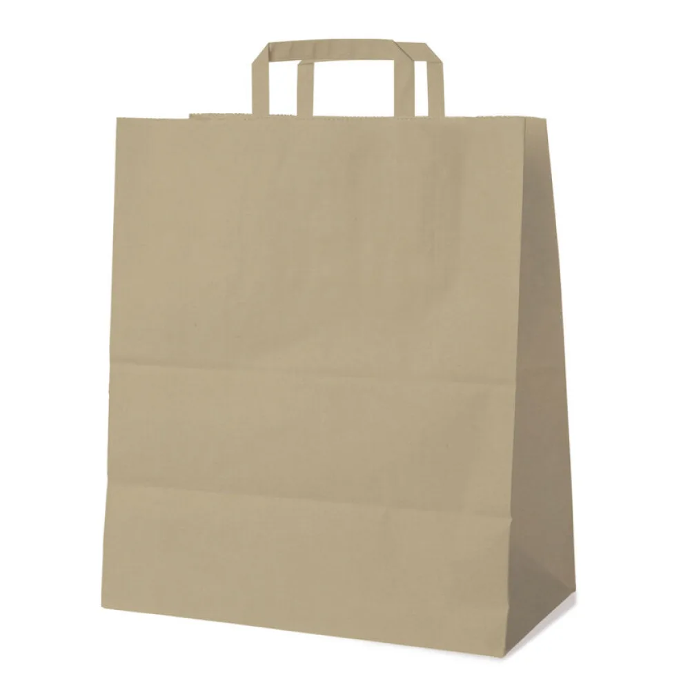 Papiertragetaschen 48 x 45 x 17 cm mit EAN-Code braun, 200 Stk. – Bild 2