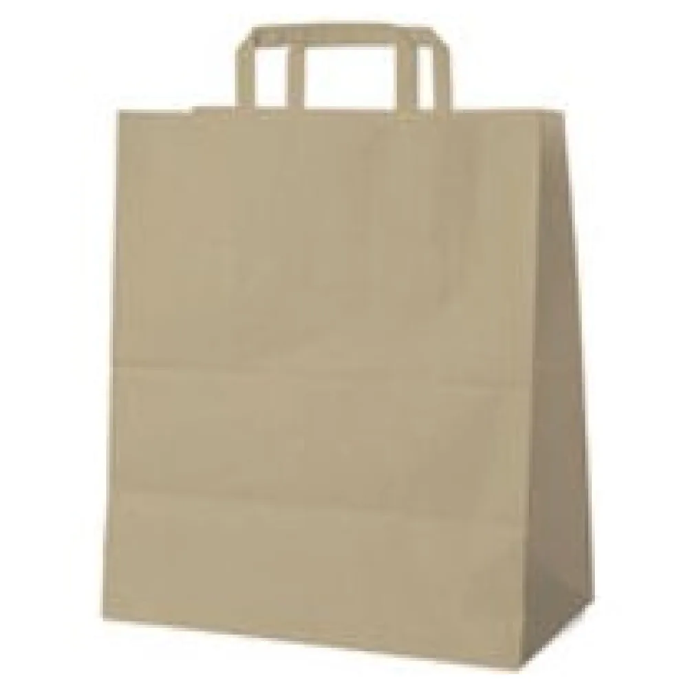 Papiertragetaschen 45 x 40 x 16 cm mit EAN-Code braun, 200 Stk. – Bild 3