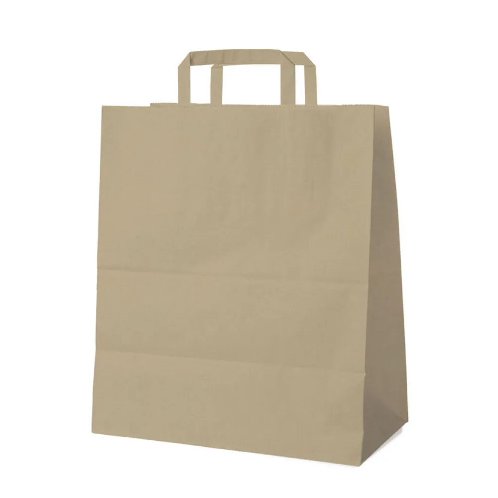Papiertragetaschen 45 x 40 x 16 cm mit EAN-Code braun, 200 Stk. – Bild 2