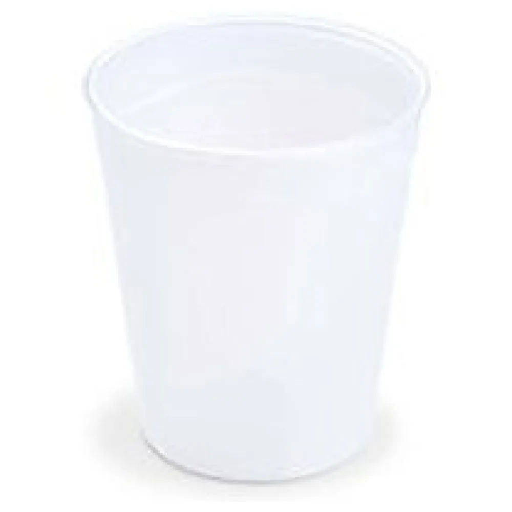 Mehrwegbecher Heißgetränkebecher transparent milchig transluzent Eichstrich 200ml O 80mm, 10 Stk. – Bild 3
