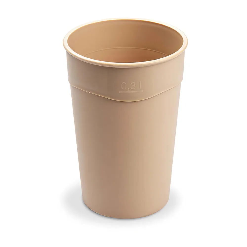 Mehrweg Heißgetränkebecher Kaffeebecher Glühweinbecher Eichstrich 300ml O 80mm, 10 Stk. – Bild 2