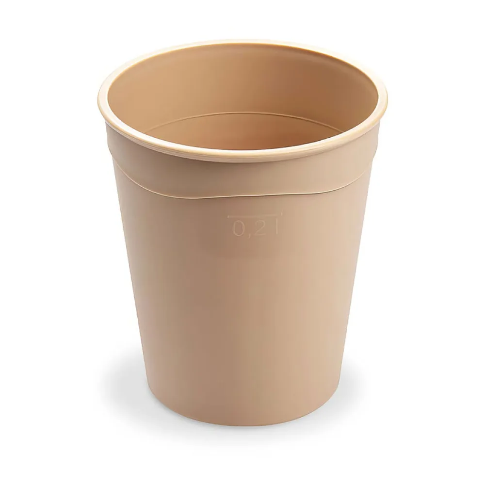 Mehrweg Heißgetränkebecher Kaffeebecher Glühweinbecher Eichstrich 200ml O 80mm, 10 Stk. – Bild 2
