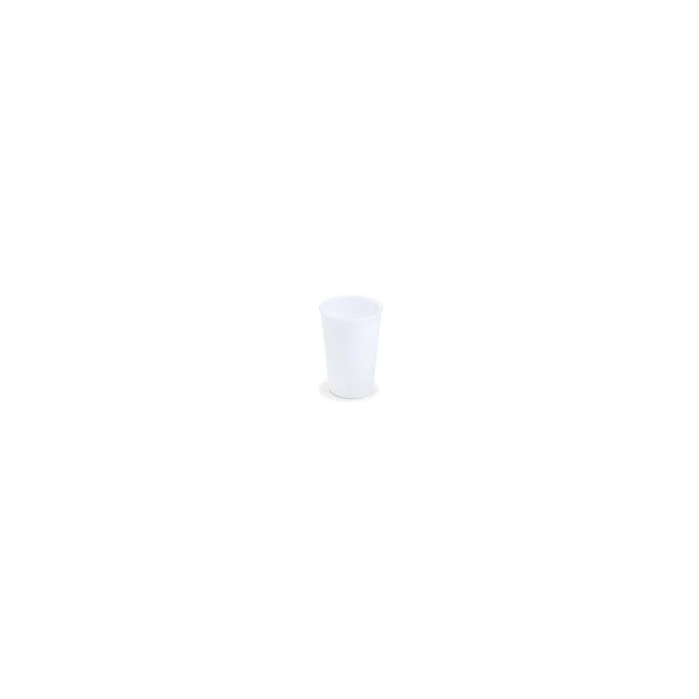 Mehrwegbecher Heißgetränkebecher transparent milchig transluzent Eichstrich 300ml O 80mm, 10 Stk.
