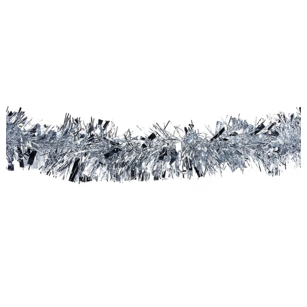 Foliengirlande silber aus PET O11cm x 2m – Bild 2