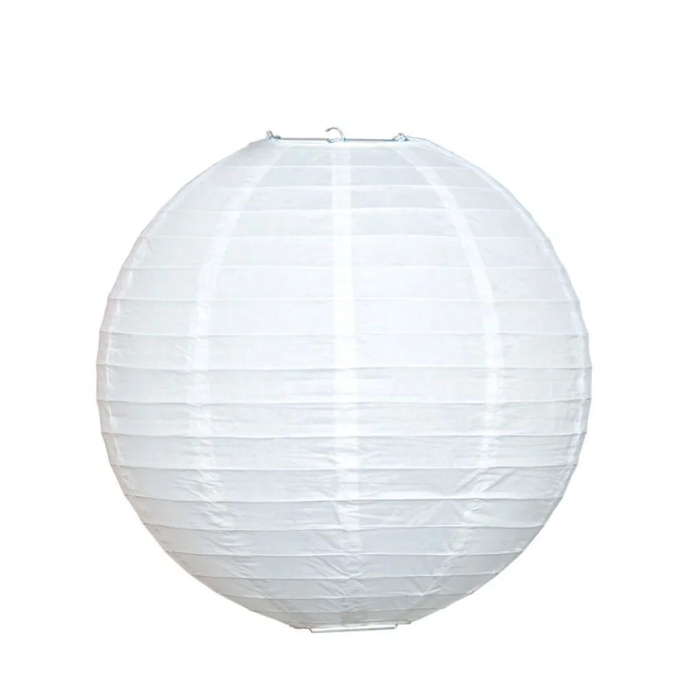 Lampion rund weiß O 35 cm – Bild 2