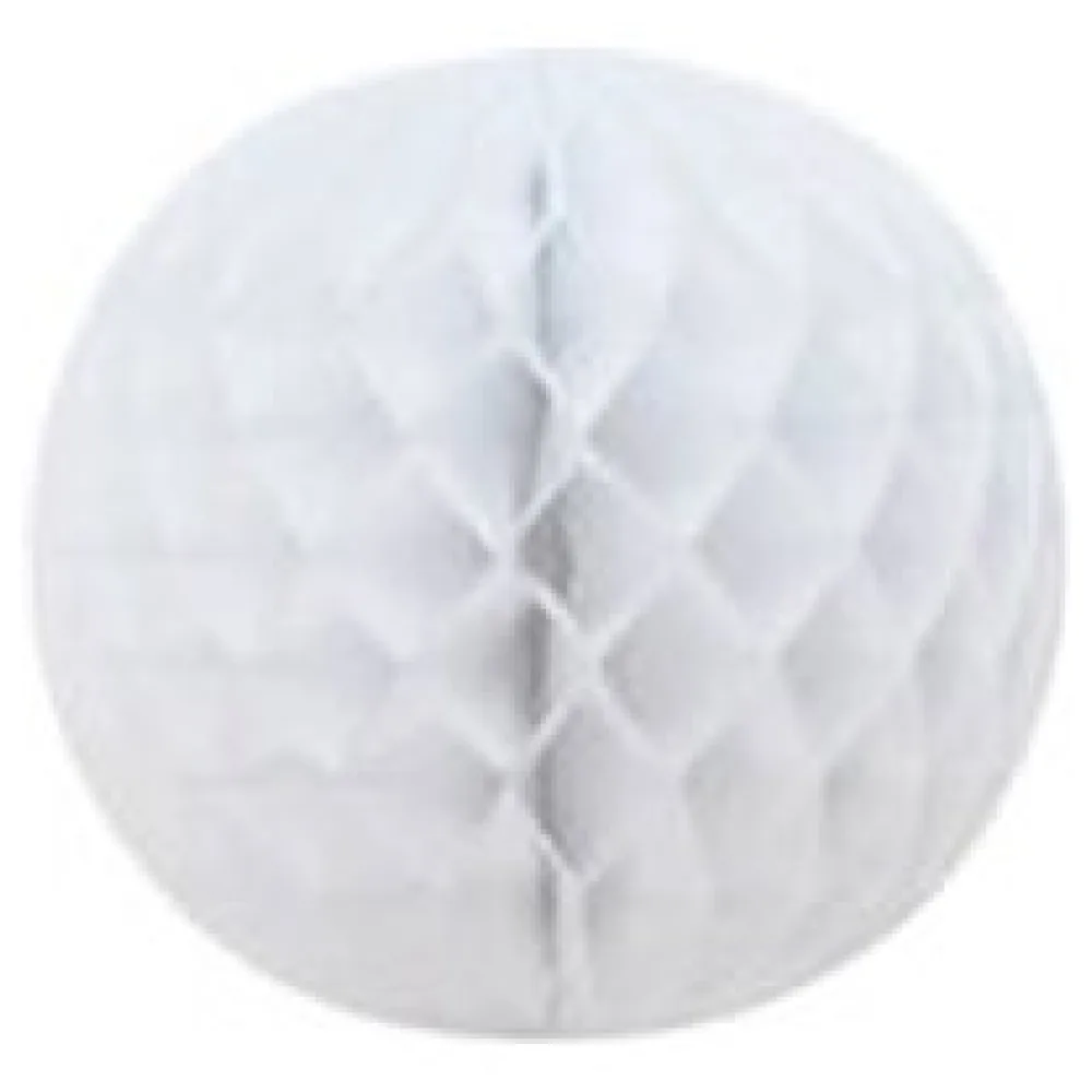 Wabenball Lampion rund weiß O 25 cm – Bild 3