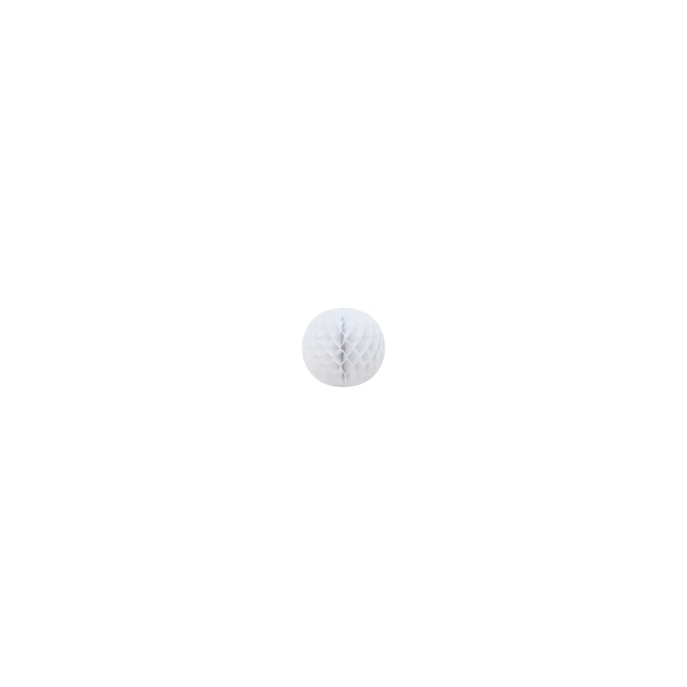 Wabenball Lampion rund weiß O 25 cm