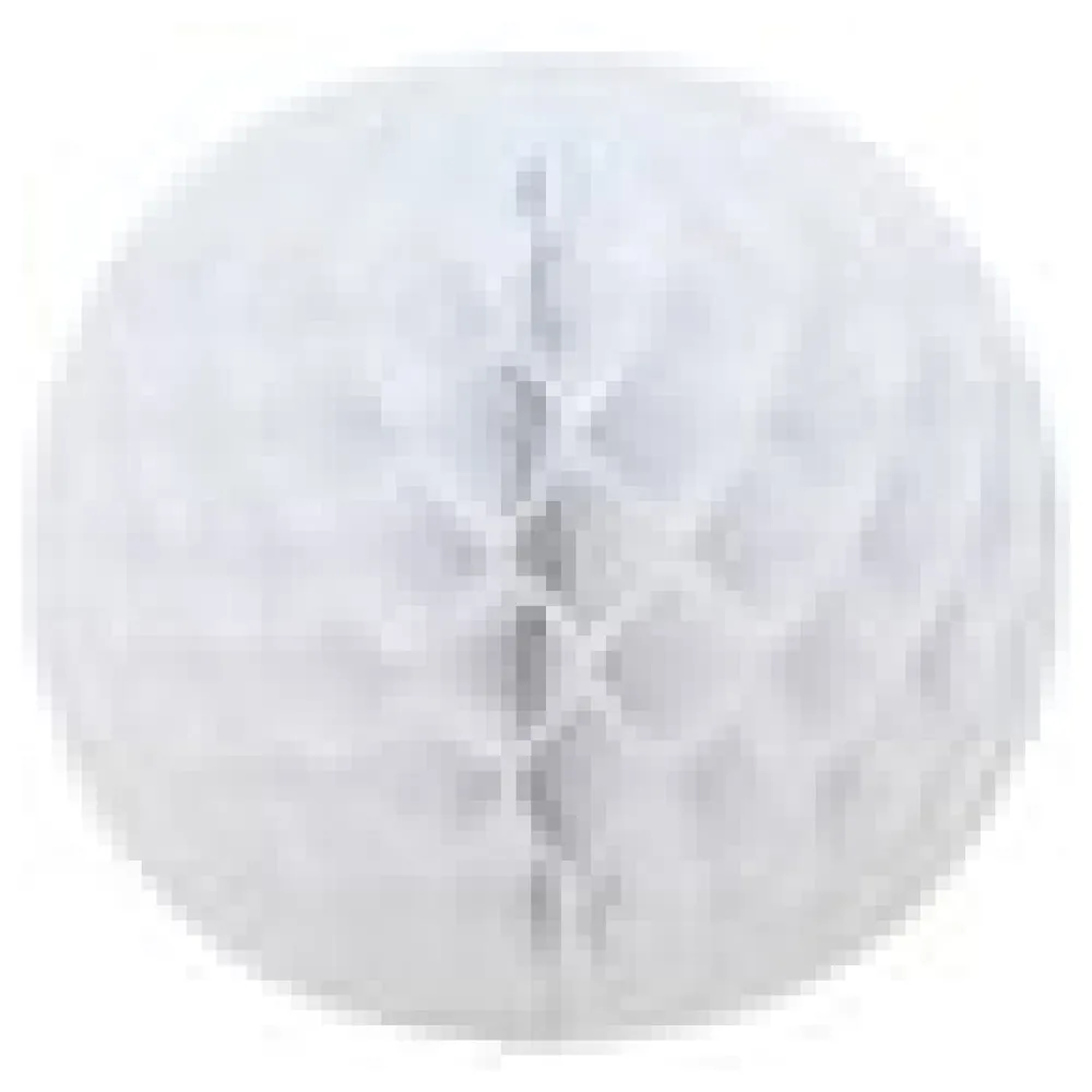 Wabenball Lampion rund weiß O 25 cm – Bild 4