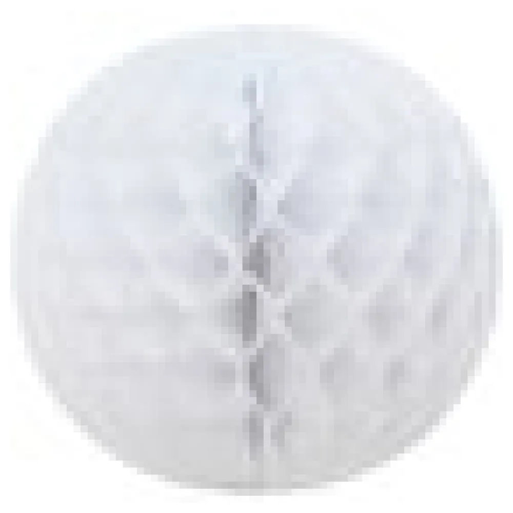 Wabenball Lampion rund weiß O 35 cm – Bild 4