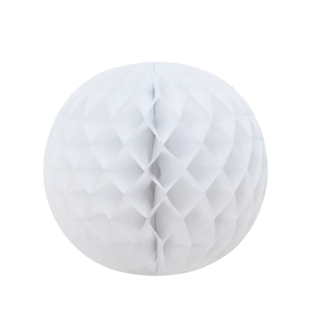 Wabenball Lampion rund weiß O 35 cm – Bild 2