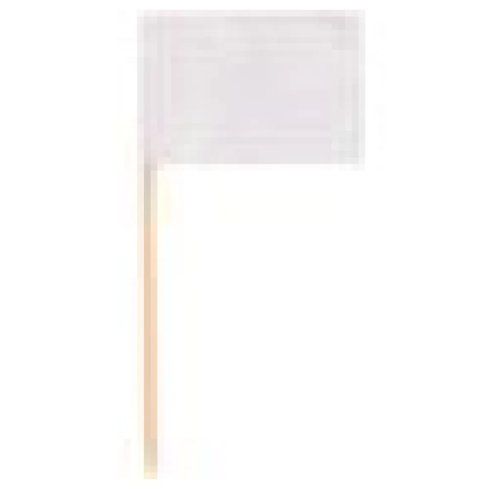 Flaggenpicker Fahnenpicker Deko-Picker zum selbst beschriften, weiß, 500 Stk. – Bild 4