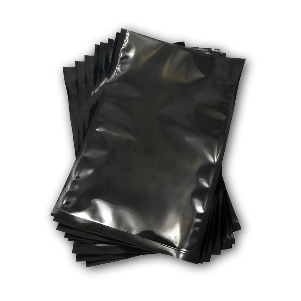 Siegelrandbeutel Vakuumbeutel PA/PE 250 x 350 mm schwarz/ transparent 90 my, 1000 Stk. – Bild 2