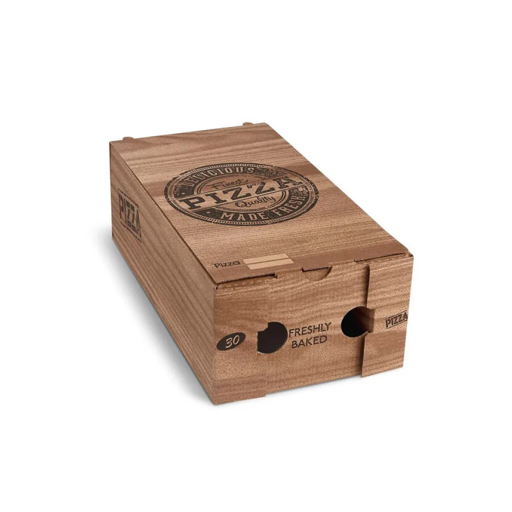 Pizzakarton CALZONE mit neutralem Motiv, 30 x 16 x 10 cm, 100 Stk. – Bild 2