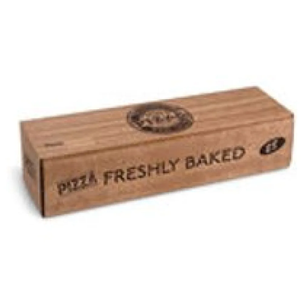 Pizzakarton Roll-up extra hoch Kraftpapier braun 28 x 8 x 7 cm, 100 Stk. – Bild 3