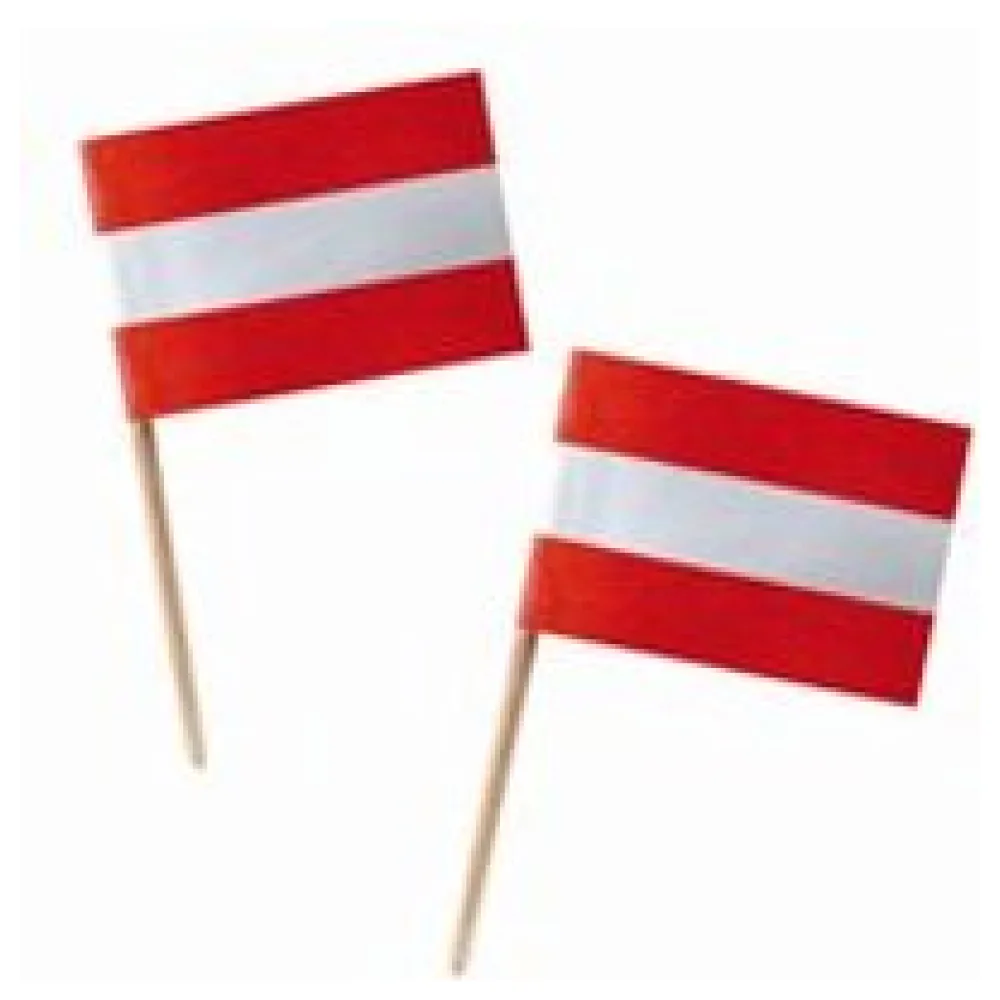 Fahnenpicker "Österreich", 6.8cm, 100 Stk. – Bild 3